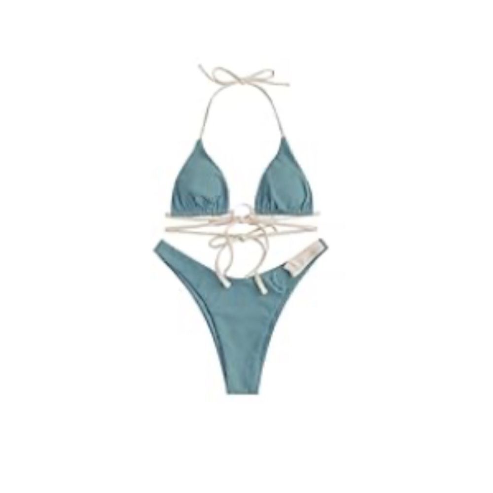 Zaful ribbed bikini size Medium